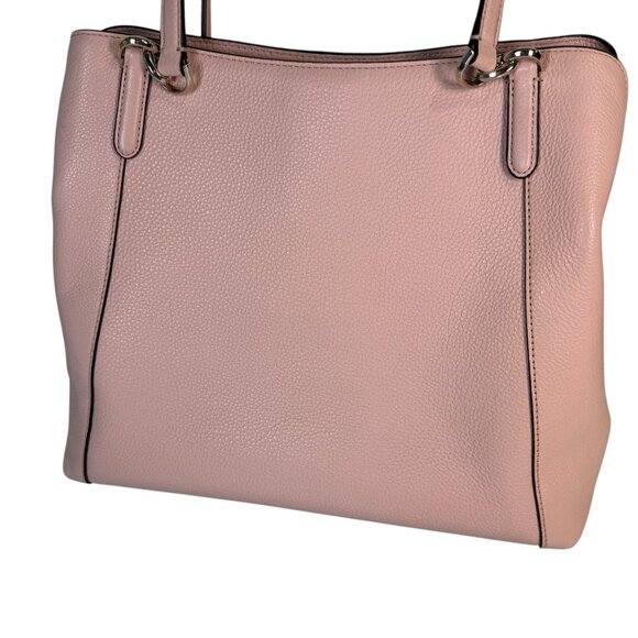 Kate Spade Jackson Leather Pink Triple Compartment Shoulder Bag - Picture 3 of 16